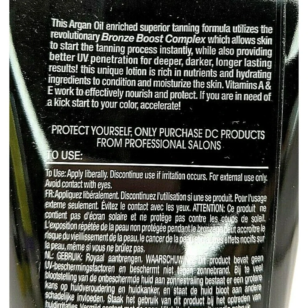 Devoted Creations DC Accelerator Dark Tanning Lotion 8.5 Oz Indoor/Outdoor